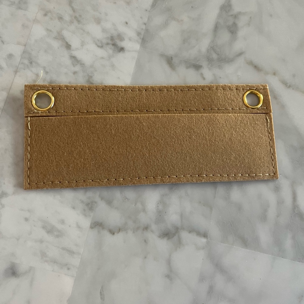 Felt wallet liner card internal layer for crossbody bag